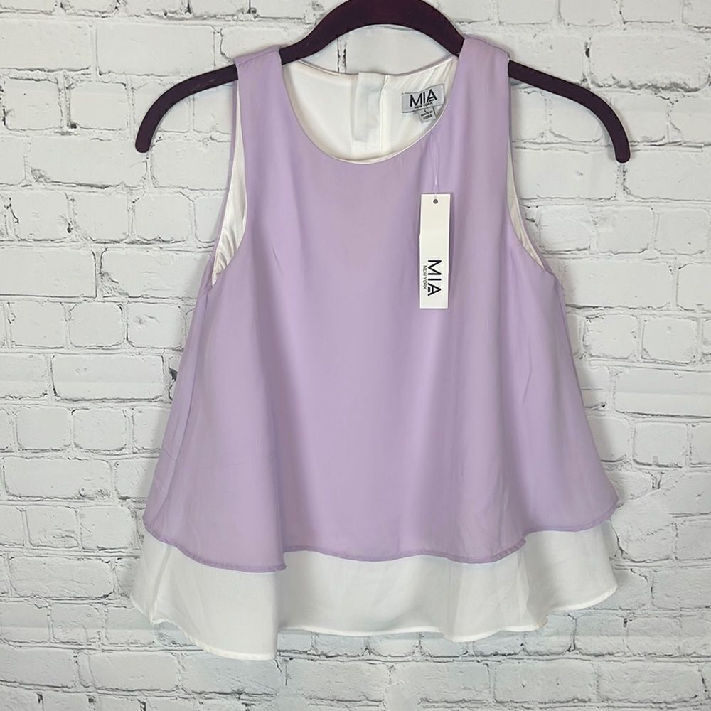 MIA New York Girl’s Layered Blouse
